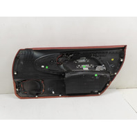98 Porsche Boxster 986 #1308 Door Panel, Red Leather, Left