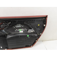 98 Porsche Boxster 986 #1308 Door Panel, Red Leather, Left