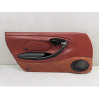 98 Porsche Boxster 986 #1308 Door Panel, Red Leather, Left