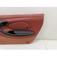 98 Porsche Boxster 986 #1308 Door Panel, Red Leather, Right