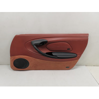 98 Porsche Boxster 986 #1308 Door Panel, Red Leather, Right