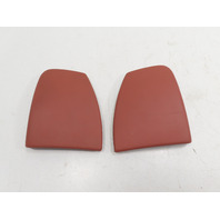 98 Porsche Boxster 986 #1308 Trim Pair, Center Console Side Panel, Red Left Right