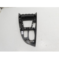 11 BMW Z4 E89 #1309 Trim, Center Console Shifter Bezel Aluminum Carbon Shadow 9150236