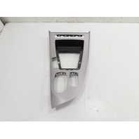 11 BMW Z4 E89 #1309 Trim, Center Console Shifter Bezel Aluminum Carbon Shadow 9150236