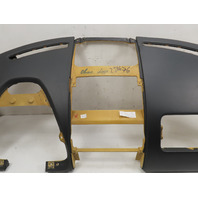 06 Lamborghini Gallardo #1310 Trim Dashboard Cover Assembly Black Grey Stitch 401857041E