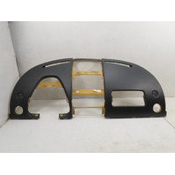 06 Lamborghini Gallardo #1310 Trim Dashboard Cover Assembly Black Grey Stitch 401857041E