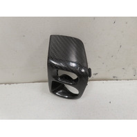 06 Lamborghini Gallardo #1310 Trim, Steering Column Switch Cover Carbon Fiber RH 400953562D