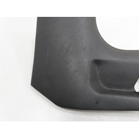 06 Lamborghini Gallardo #1310 Trim, Door Sill Cover Front Leather Black Left 401854887A