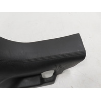 06 Lamborghini Gallardo #1310 Trim, Door Sill Cover Front Leather Black Left 401854887A