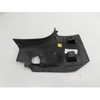 06 Lamborghini Gallardo #1310 Trim, Door Sill Cover Front Leather Black Left 401854887A