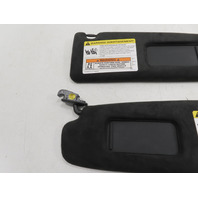 06 Lamborghini Gallardo #1310 Sun Visor Pair, Alcantara Black w/ Mirror 408857552