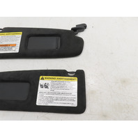 06 Lamborghini Gallardo #1310 Sun Visor Pair, Alcantara Black w/ Mirror 408857552