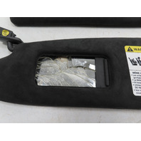 06 Lamborghini Gallardo #1310 Sun Visor Pair, Alcantara Black w/ Mirror 408857552