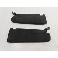 06 Lamborghini Gallardo #1310 Sun Visor Pair, Alcantara Black w/ Mirror 408857552