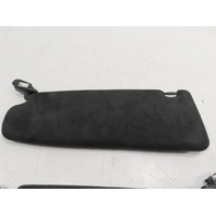 06 Lamborghini Gallardo #1310 Sun Visor Pair, Alcantara Black w/ Mirror 408857552
