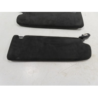 06 Lamborghini Gallardo #1310 Sun Visor Pair, Alcantara Black w/ Mirror 408857552
