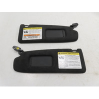 06 Lamborghini Gallardo #1310 Sun Visor Pair, Alcantara Black w/ Mirror 408857552
