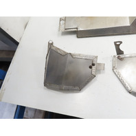 06 Lamborghini Gallardo #1310 Heatshield Set Cover Engine Exhaust Manifold LH RH 400103767, 400103768