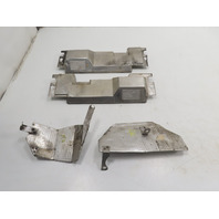 06 Lamborghini Gallardo #1310 Heatshield Set Cover Engine Exhaust Manifold LH RH 400103767, 400103768
