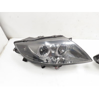 07 BMW Z4 E85 #1311 Headlight Pair, Halogen, Sonar Right Black/Chrome