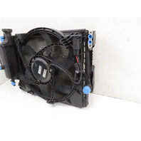 03 BMW Z4 E85 #1312 Radiator A/C Condenser & Auxiliary Fan w/ Reservoir OEM 67326925702