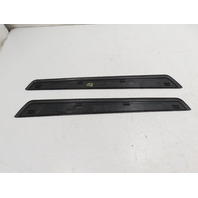 03 BMW Z4 E85 #1312 Trim Pair, Door Sill, Black OEM 7016653 7016654