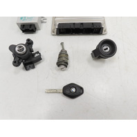 03 BMW Z4 E85 #1312 Lock Set, Engine ECU Immobilizer Ignition 2.5L M54