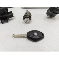 03 BMW Z4 E85 #1312 Lock Set, Engine ECU Immobilizer Ignition 2.5L M54