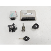 03 BMW Z4 E85 #1312 Lock Set, Engine ECU Immobilizer Ignition 2.5L M54