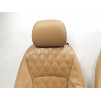 03 BMW Z4 E85 #1312 Ridies Seat Cushion Leather Backrest & Bottom Set Heated