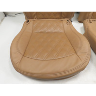 03 BMW Z4 E85 #1312 Ridies Seat Cushion Leather Backrest & Bottom Set Heated