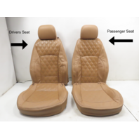 03 BMW Z4 E85 #1312 Ridies Seat Cushion Leather Backrest & Bottom Set Heated