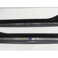00 BMW Z3 M #1313 Trim Set, Door Sill "M" Script 51478397502, 51478397501