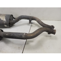 00 BMW Z3 M #1313 Exhaust Mufflers W/Mounts, OEM S52 Quad Tip