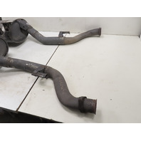 00 BMW Z3 M #1313 Exhaust Mufflers W/Mounts, OEM S52 Quad Tip
