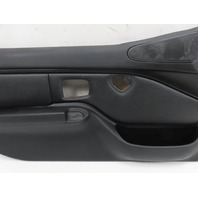 00 BMW Z3 E36 3.0L #1314 Door Panel, Oregon Leather Left Black 99-02