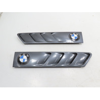 00 BMW Z3 E36 3.0L #1314 Grill Pair, Exterior Hood Gill 51138397505 51138397506