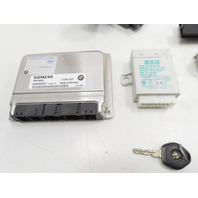 00 BMW Z3 E36 3.0L #1314 Lock & Key Set, ECU DME EWS Immobilizer Ignition M54
