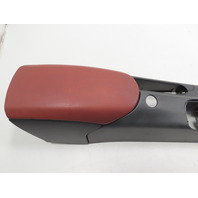 97 Porsche Boxster 986 #1315 Center Console, Assembly w/ Armrest Red/Black