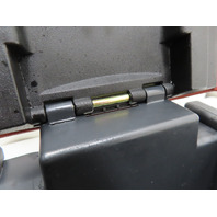 97 Porsche Boxster 986 #1315 Center Console, Assembly w/ Armrest Red/Black