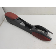 97 Porsche Boxster 986 #1315 Center Console, Assembly w/ Armrest Red/Black