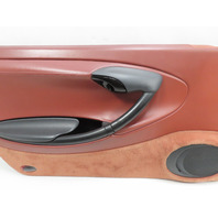 97 Porsche Boxster 986 #1315 Door Panel, Red Leather, Left