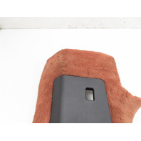 97 Porsche Boxster 986 #1315 Trim, Fuse Relay Box Cover Carpet Red Left OEM