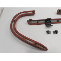 97 Porsche Boxster 986 #1315 Trim Set, Roll Bar Covers Pads, Red