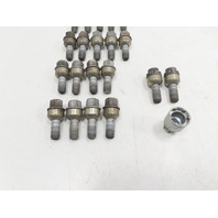 97 Porsche Boxster 986 #1315 Lug Bolt Set, 20 OEM Wheel Lug Nuts 2 Locking & Key