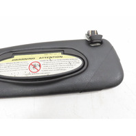 97 Porsche Boxster 986 #1315 Sunvisor, Left Driver Side, Black 98656160700