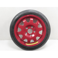 97 Porsche Boxster 986 #1315 Spare Wheel & Cover 17" Red Emergency Aluminum 99636213001