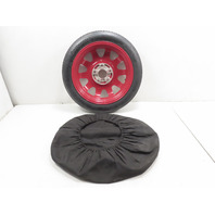 97 Porsche Boxster 986 #1315 Spare Wheel & Cover 17" Red Emergency Aluminum 99636213001