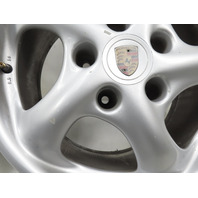 97 Porsche Boxster 986 #1315 Wheel Set, 17x8.5 17x7 Spoke Staggered OEM 99636212400 99636212605