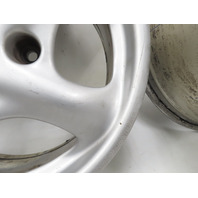97 Porsche Boxster 986 #1315 Wheel Set, 17x8.5 17x7 Spoke Staggered OEM 99636212400 99636212605